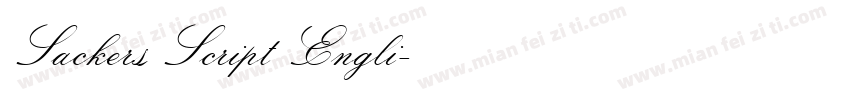 Sackers Script Engli字体转换